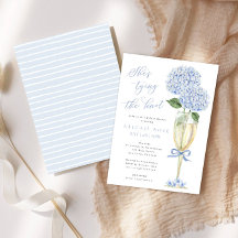 Blue Hydrangea She's Tying the Knot Bridal Shower