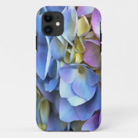 Blue Hydrangea Shrub Artistic Bossom