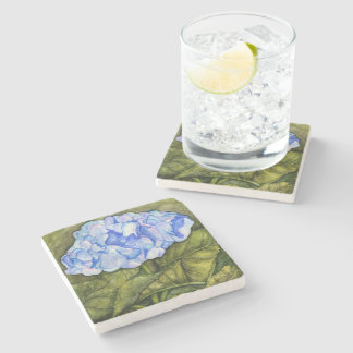 Blue Hydrangea Stone Coaster