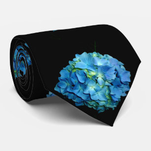 Blue Hydrangea Tie