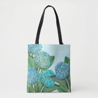 Blue Hydrangea Tote Bag