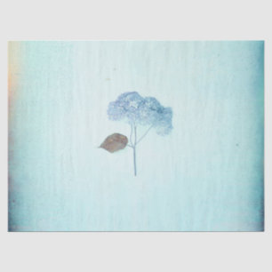 Blue Hydrangea Vintage Floral Rustic Antique Tissue Paper