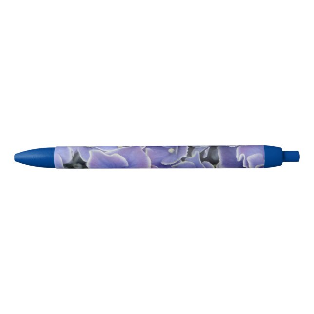 Blue Hydrangea with White Border Trim Pen (Front)