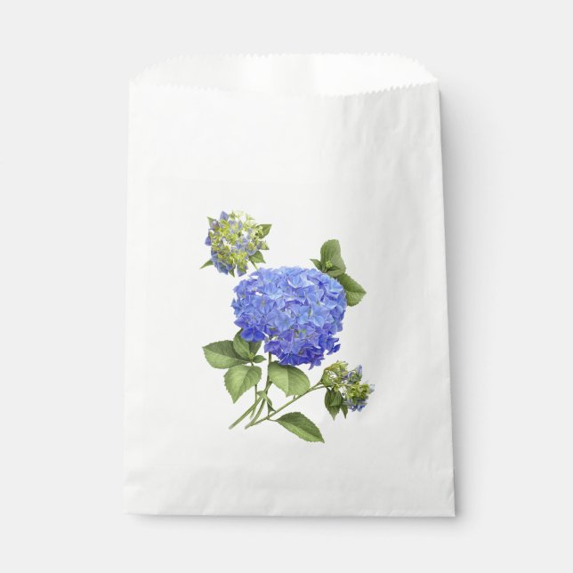 Blue Hydrangeas Favour Bag (Front)