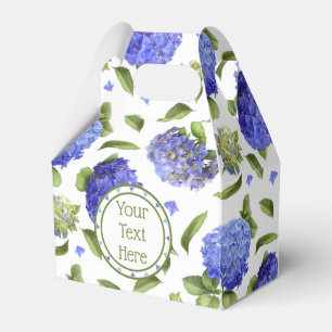 Blue Hydrangeas Favour Box