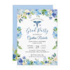 Blue Hydrangeas Floral Nursing School Graduation