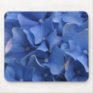 Blue Hydrangeas Mouse Pad