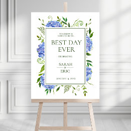 Blue Hydrangeas Rehearsal Dinner