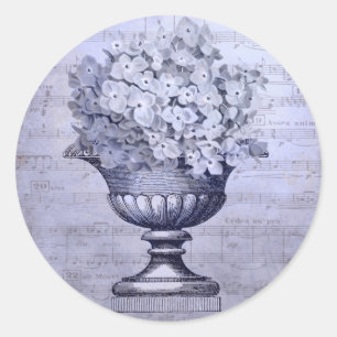 Blue Hydrangeas Stickers