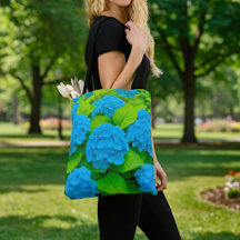 Blue Hydrangeas Tote Bag