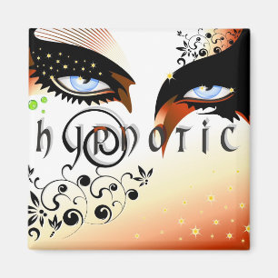 Blue Hypnotic Eyes Make Up Magnet