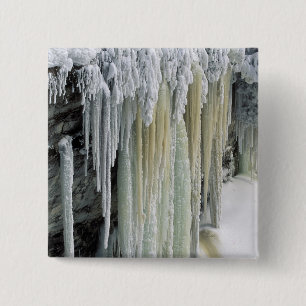 Blue Ice and Ground Water Run Off; Tahquamenon 15 Cm Square Badge
