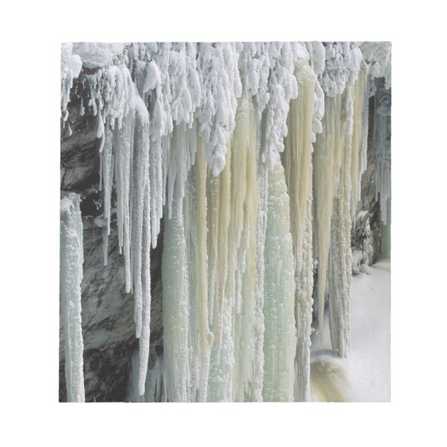 Blue Ice and Ground Water Run Off; Tahquamenon Notepad (Front)