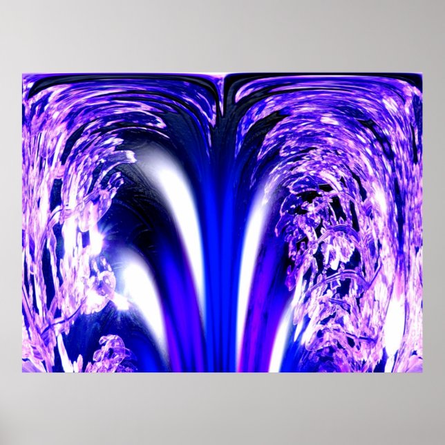 Blue ice art poster (Front)