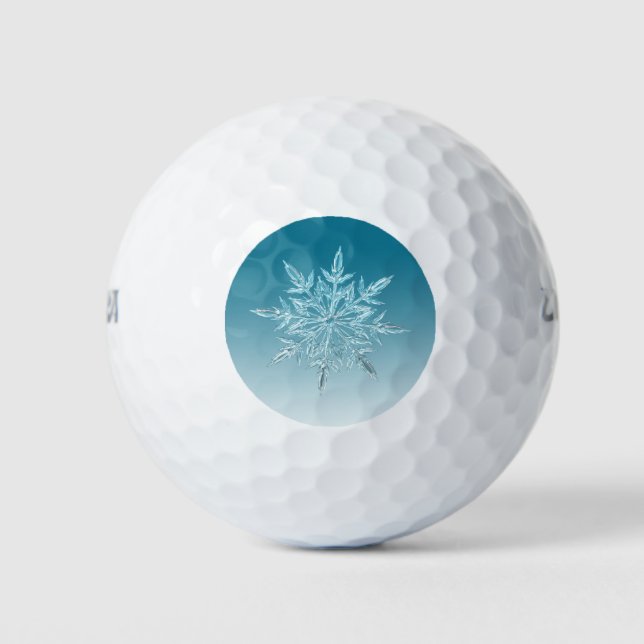 Blue Ice Crystal Golf Balls (Front)