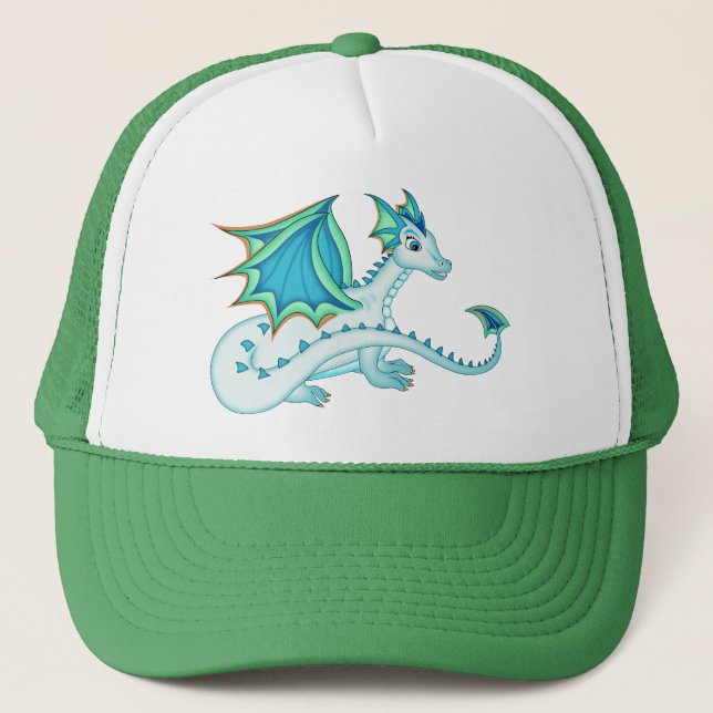 Blue Ice Dragon Hat (Front)