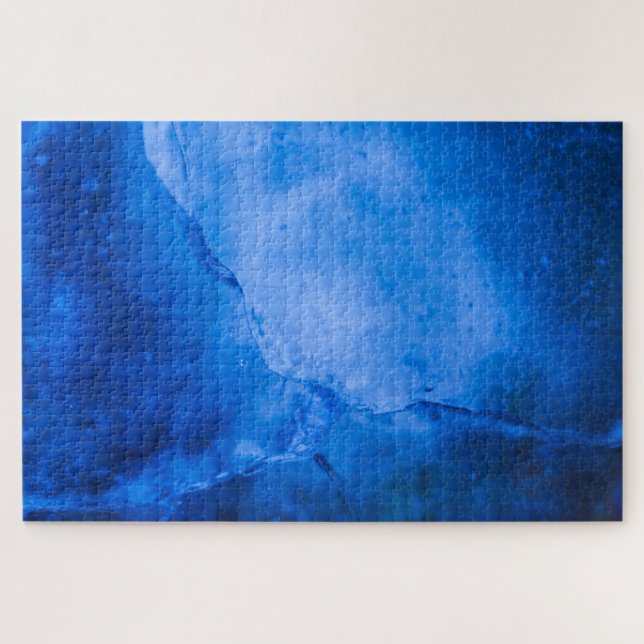 Blue Ice Impossible adult Jigsaw Puzzle (Horizontal)