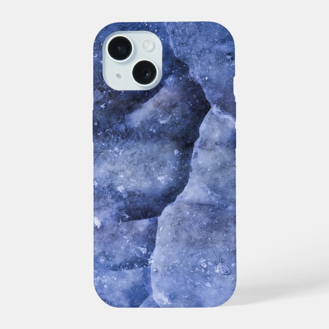 Blue Ice iPhone 15 Case (Back)