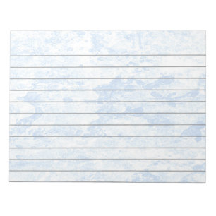 Blue Ice Lined Notepad