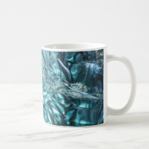 Blue ice of an ice cave, Iceland Coffee Mug