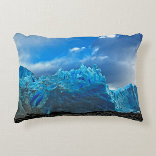 Blue Ice - Perito Moreno Decorative Cushion