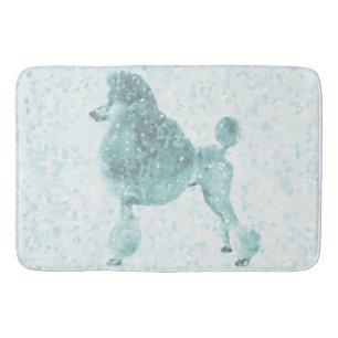 Blue Ice Posh Poodle Bath Mat