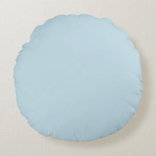 Blue Ice Solid Round Cushion
