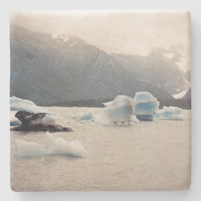 Blue Ice Stone Coaster (Front)
