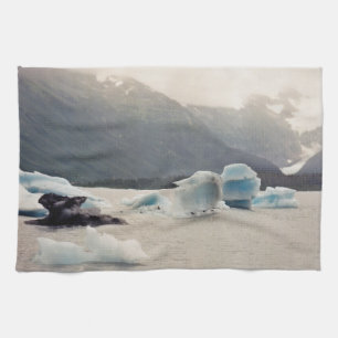 Blue Ice Tea Towel