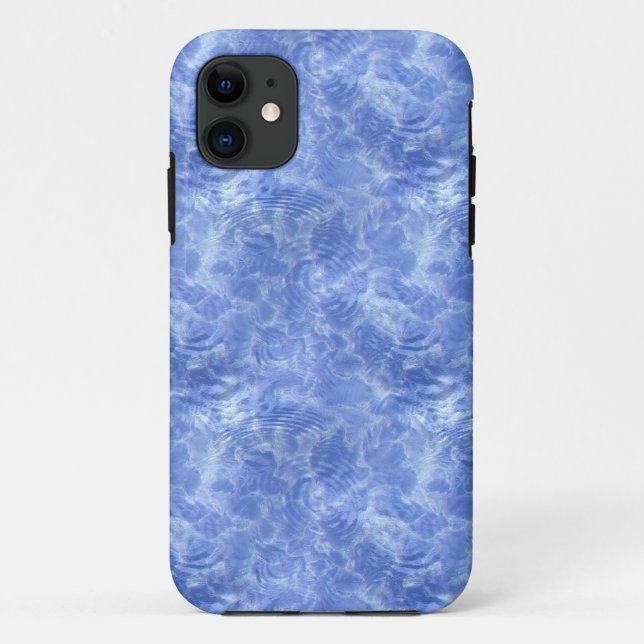 Blue Icey Water Case-Mate iPhone Case (Back)