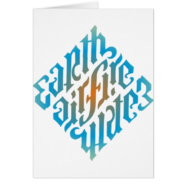 Blue Illuminati Elements Symbol (Front)