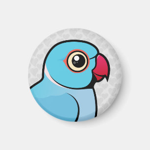 Blue Indian Ringneck Magnet