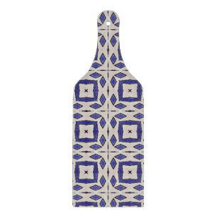 Blue Indigo Azulejo Portuguese Tiles Cutting Board
