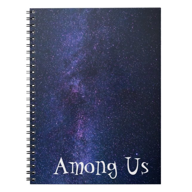 Blue Infinite Galaxy Notebook (Front)