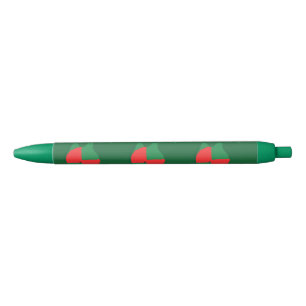 Blue Ink Red Green Abstract Pen