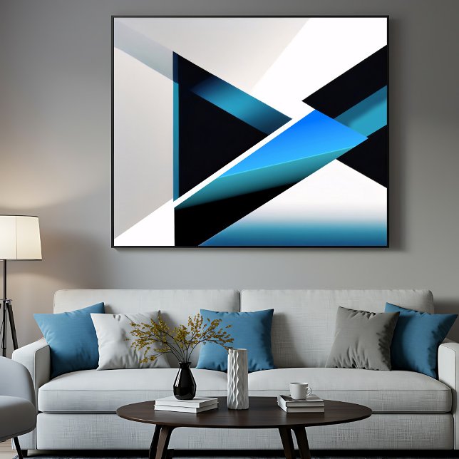 Blue Intersection Poster (Creator Uploaded)