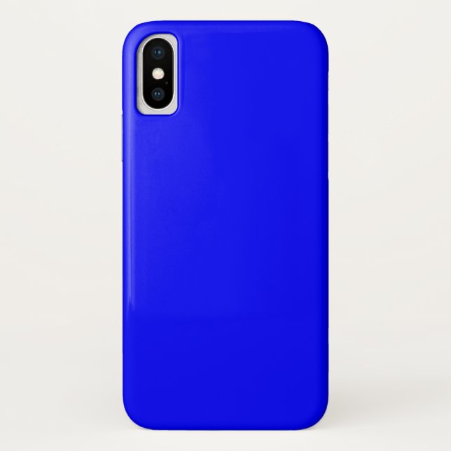 Blue iPhone X Case (Back)