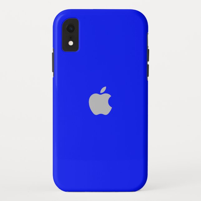 Blue Iphone Xr Case (Back)