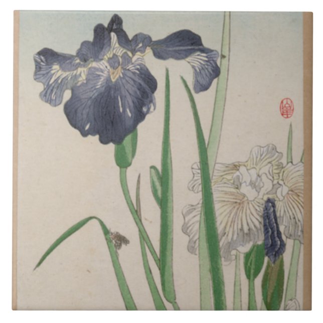 Blue Iris Ceramic Tiles (Front)