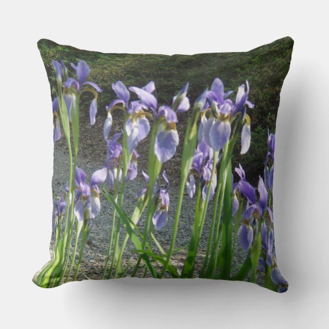 Blue Iris Cushion (Front)