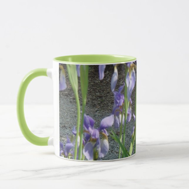 Blue Iris Mug (Left)