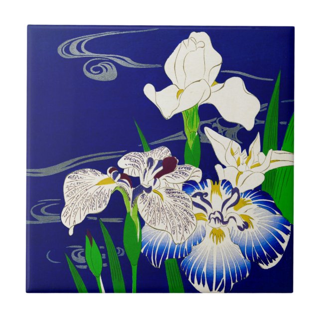 Blue Iris Tile (Front)
