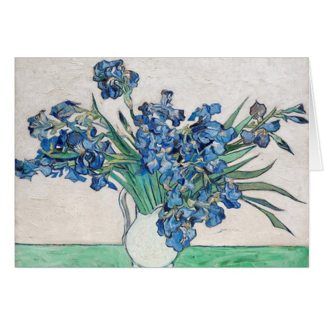 Blue Irises by Vincent Van Gogh Fine Art (Front Horizontal)