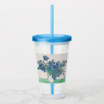 Blue Irises by Vincent Van Gogh Fine Art Acrylic Tumbler<br><div class="desc">Beautiful fine art painting of blue irises by Vincent Van Gogh. Visit our store to find more beautiful Van Gogh paintings.</div>