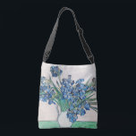 Blue Irises by Vincent Van Gogh Fine Art Crossbody Bag<br><div class="desc">Beautiful fine art painting of blue irises by Vincent Van Gogh. Visit our store to find more beautiful Van Gogh paintings.</div>