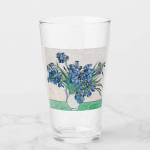 Blue Irises by Vincent Van Gogh Fine Art Glass