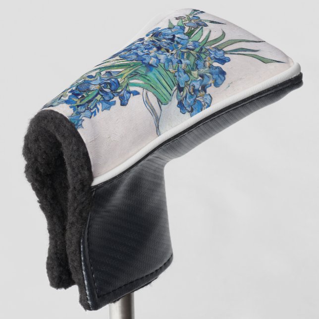 Blue Irises by Vincent Van Gogh Fine Art Golf Head Cover (3/4 Front)
