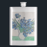 Blue Irises by Vincent Van Gogh Fine Art Hip Flask<br><div class="desc">Beautiful fine art painting of blue irises by Vincent Van Gogh. Visit our store to find more beautiful Van Gogh paintings.</div>
