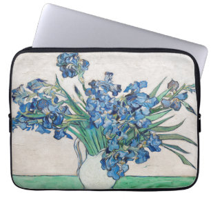 Blue Irises by Vincent Van Gogh Fine Art Laptop Sleeve