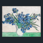 Blue Irises by Vincent Van Gogh Fine Art Poster<br><div class="desc">Beautiful fine art painting of blue irises by Vincent Van Gogh. Visit our store to find more beautiful Van Gogh paintings.</div>